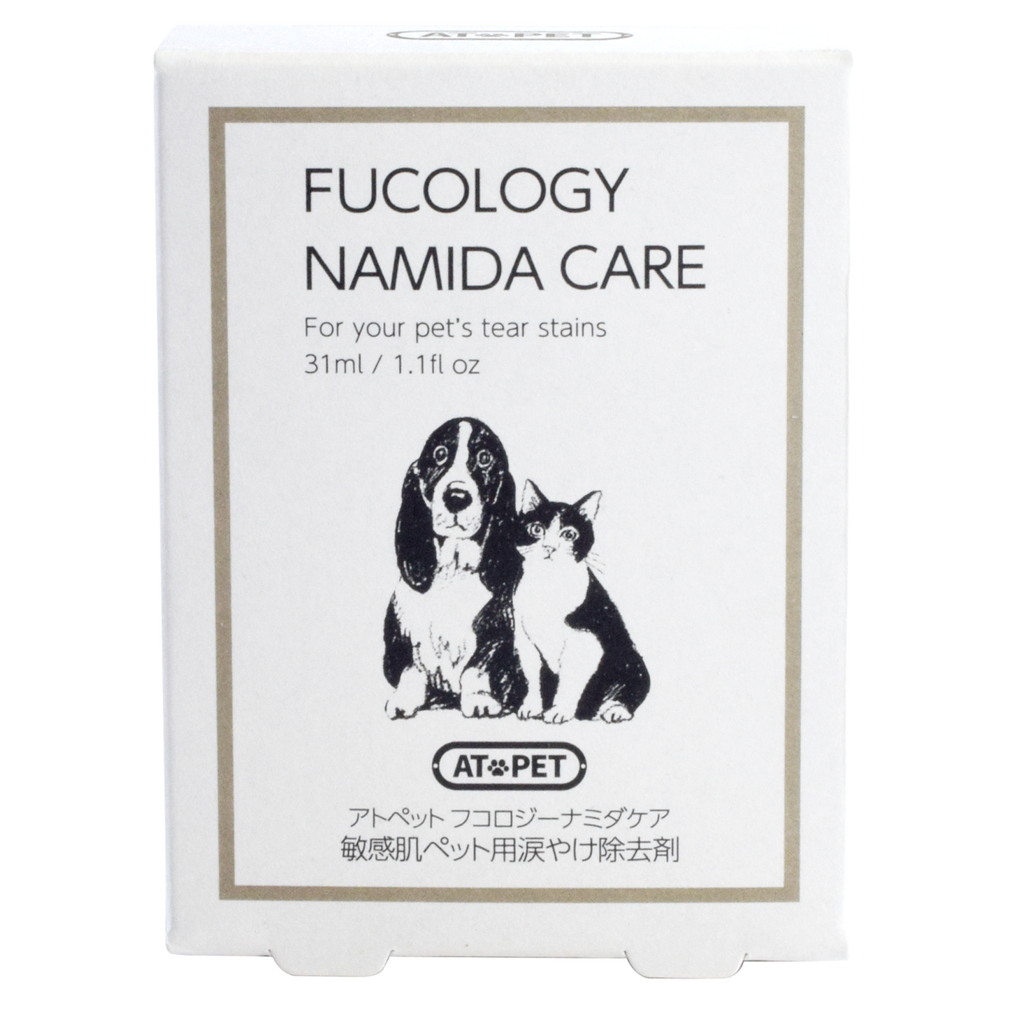 ナミダケア 涙やけ除去剤 被毛健康サポート 31ml フコロジー 日本製