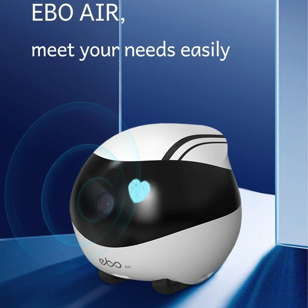 EBO Air(イーボエア) 家族やペットを見守る自走式カメラ 自動追跡 メモリ32GB～256GB